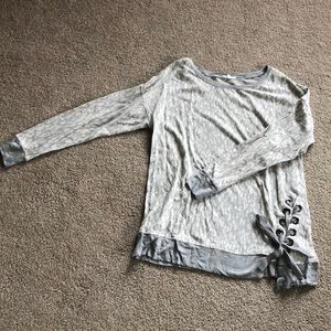 Grey Leopard Sweater